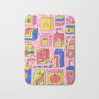 Juice Box Print Bath Mat Gallery Image 1