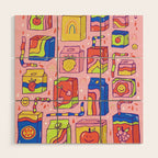 Juice Box Print Wood Wall Art Gallery Image 1