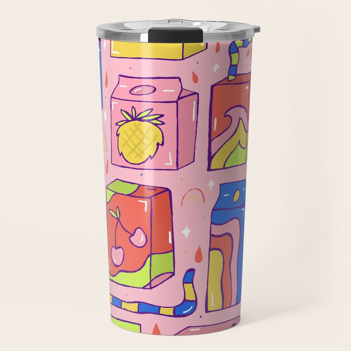 Juice Box Print Travel Mug Gallery Image 1