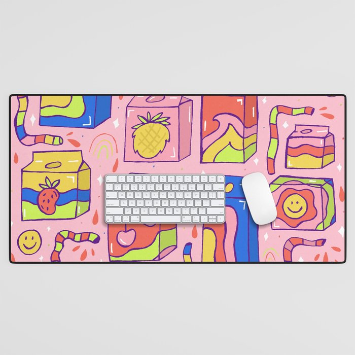 Juice Box Print Desk Mat Gallery Image 1