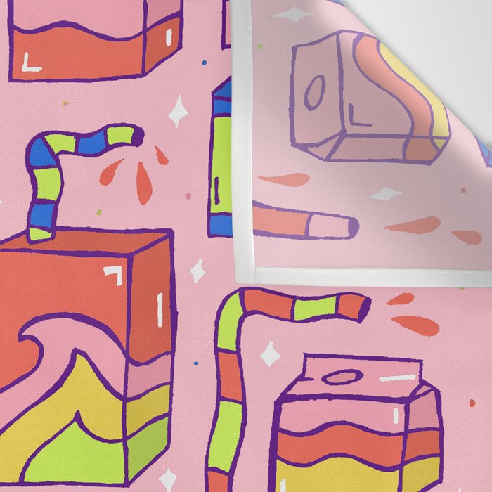 Juice Box Print Wall Tapestry Gallery Image 3