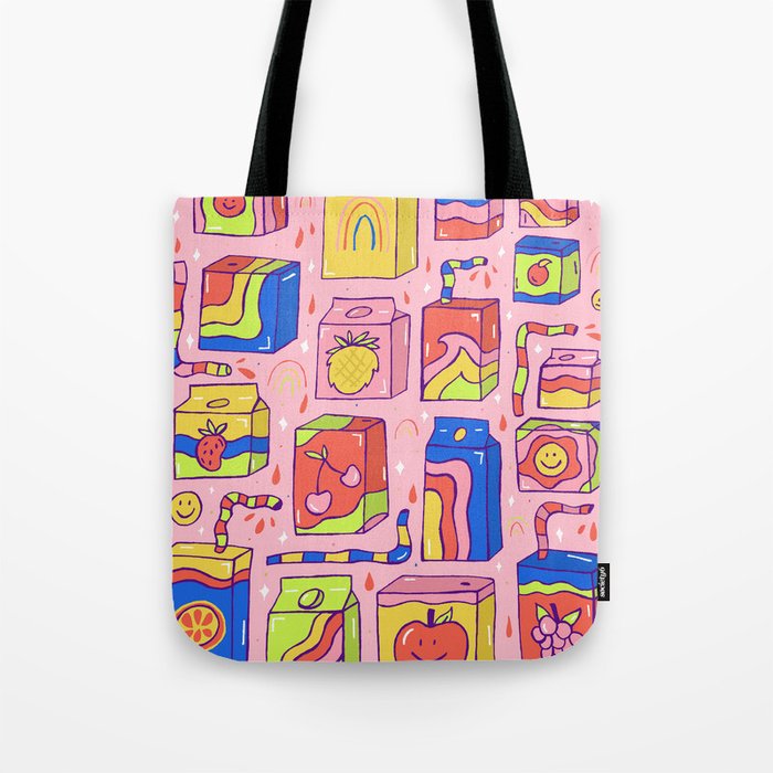 Juice Box Print Tote Bag Gallery Image 1