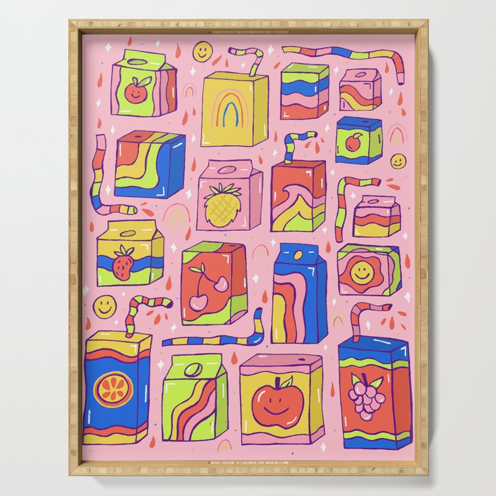 Juice Box Print Serving Tray Gallery Image 1