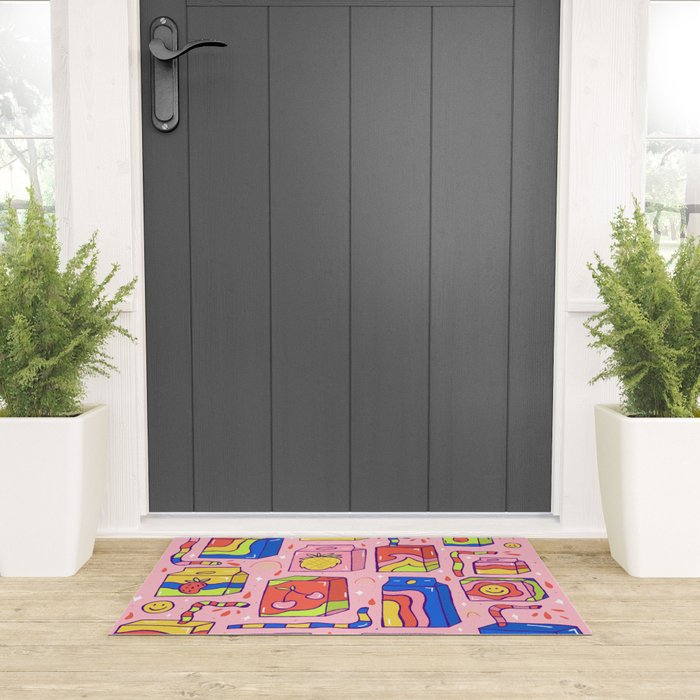 Juice Box Print Welcome Mat Gallery Image 3