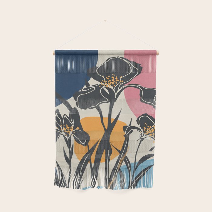 Modern Iris Abstraction Wall Hanging Gallery Image 1