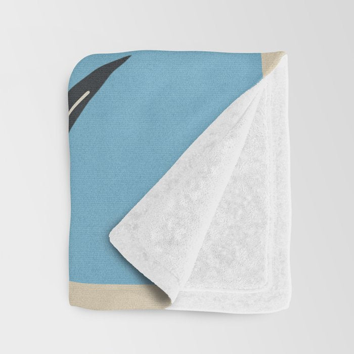 Modern Iris Abstraction Throw Blanket Gallery Image 3