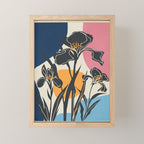 Modern Iris Abstraction Mini Art Print Gallery Image 1