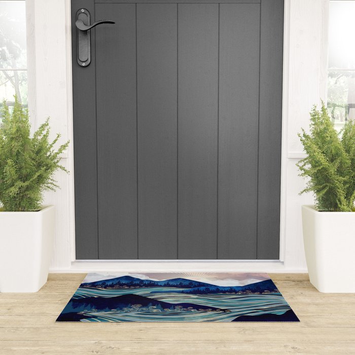 Ocean Sunrise Welcome Mat Gallery Image 3