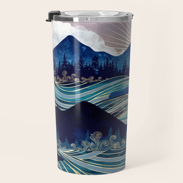 Ocean Sunrise Travel Mug Gallery Image 3
