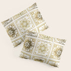 Talavera Mexican Tile - Gold Palette Pillow Sham Gallery Image 3