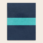 classic - navy and aqua Notebook Gallery Image 4