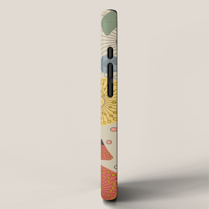 Mid Century Modern Eucalyptus with Retro Vibes iPhone Case Gallery Image 2