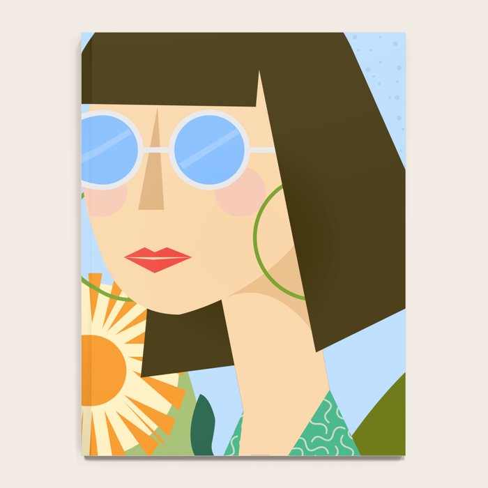 Girl with plants Notebook Gallery Image 4
