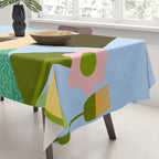 Girl with plants Tablecloth Gallery Image 3