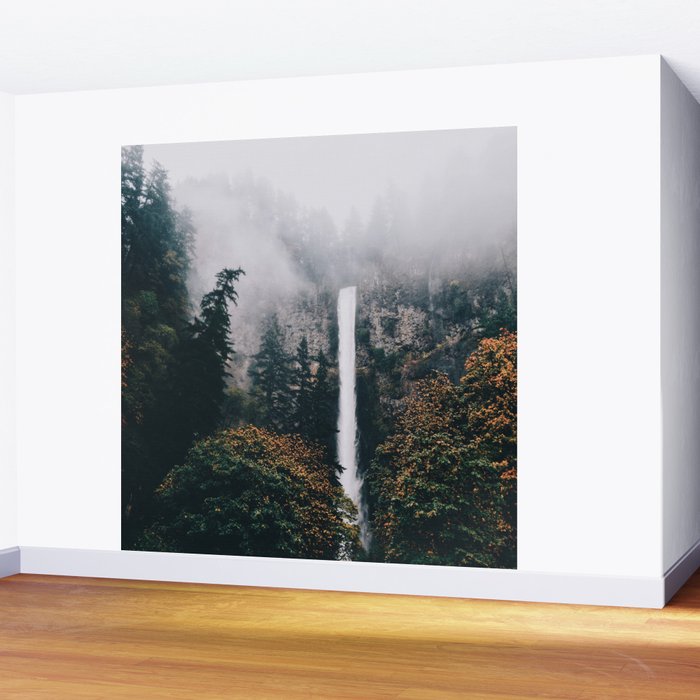 Multnomah Falls Wall Mural Gallery Image 2