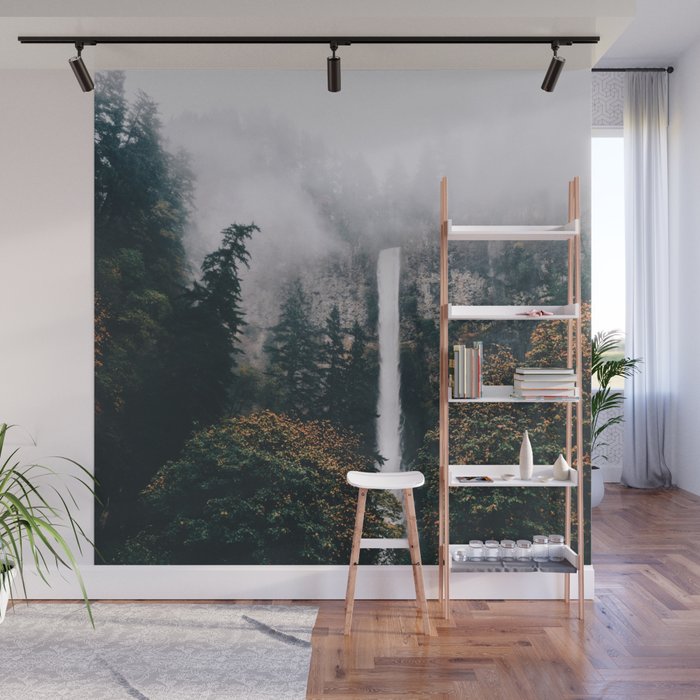 Multnomah Falls Wall Mural Gallery Image 1