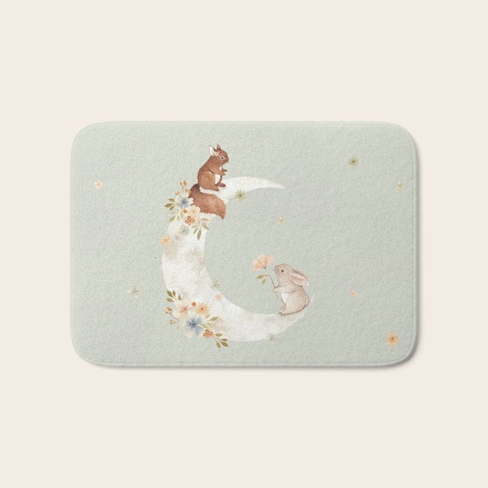 I love you to the moon and back Bath Mat Gallery Image 1