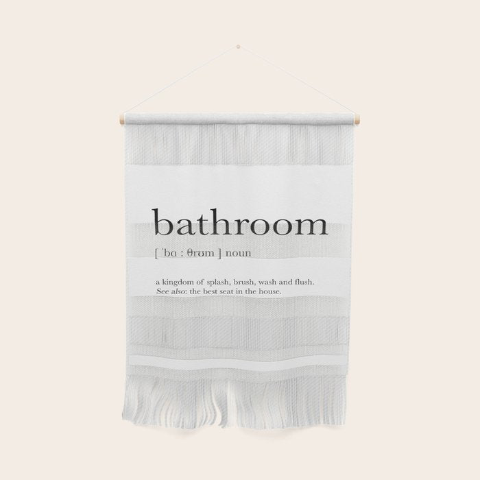 Bathroom definition Wall Hanging Gallery Image 1