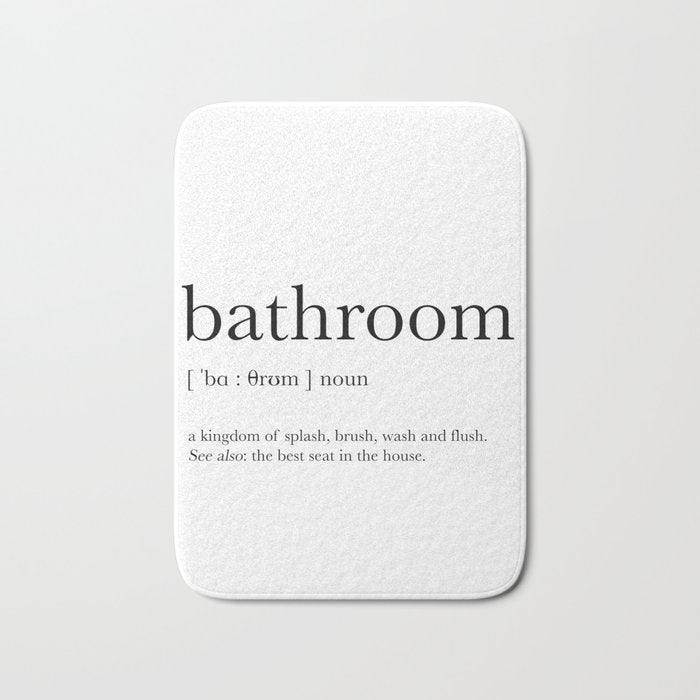 Bathroom definition Bath Mat Gallery Image 1
