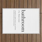 Bathroom definition Outdoor Rug Gallery Image 1