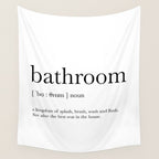 Bathroom definition Wall Tapestry Gallery Image 4