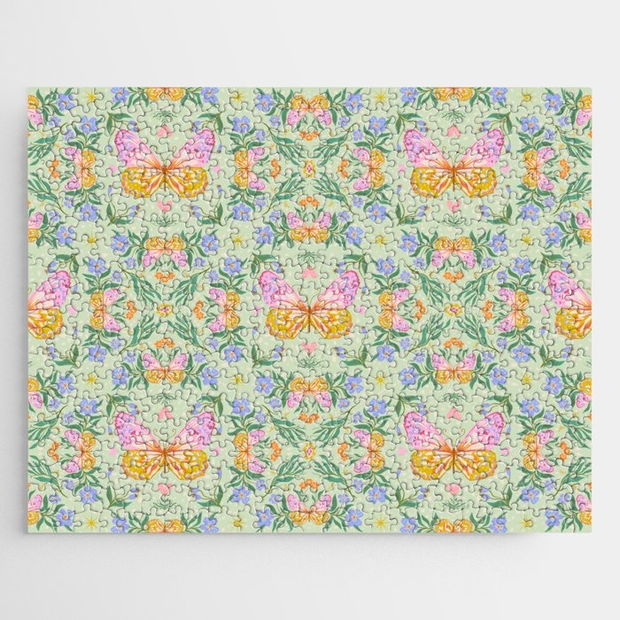 Magical butterflies garden Jigsaw Puzzle Gallery Image 1