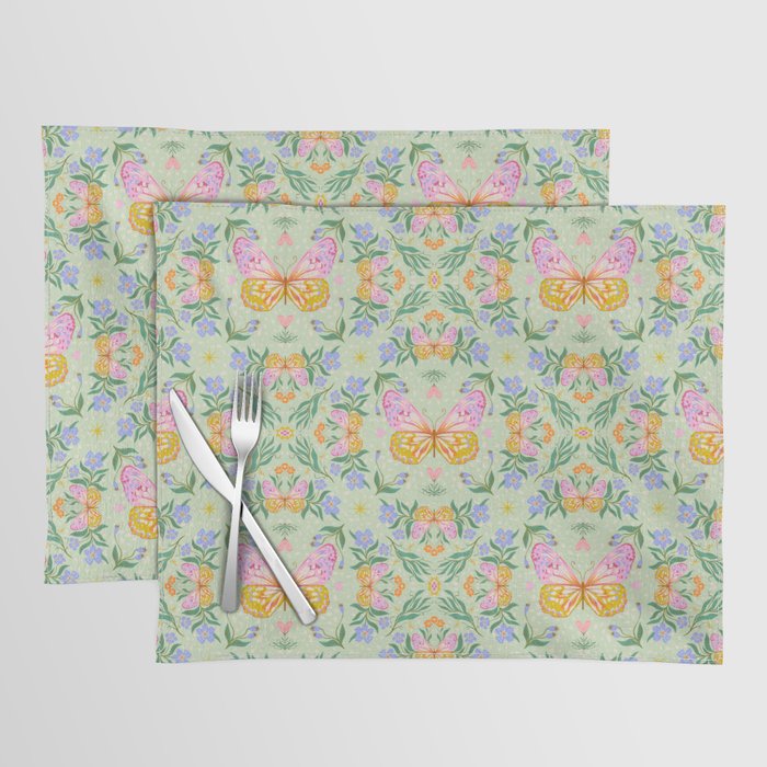 Magical butterflies garden Placemat Gallery Image 1