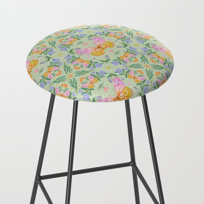 Magical butterflies garden Stool Gallery Image 2