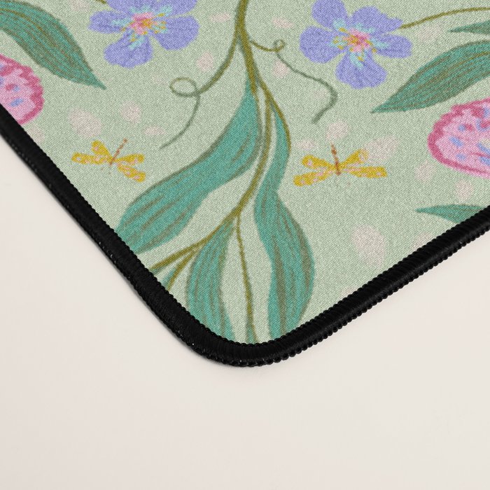 Magical butterflies garden Desk Mat Gallery Image 4