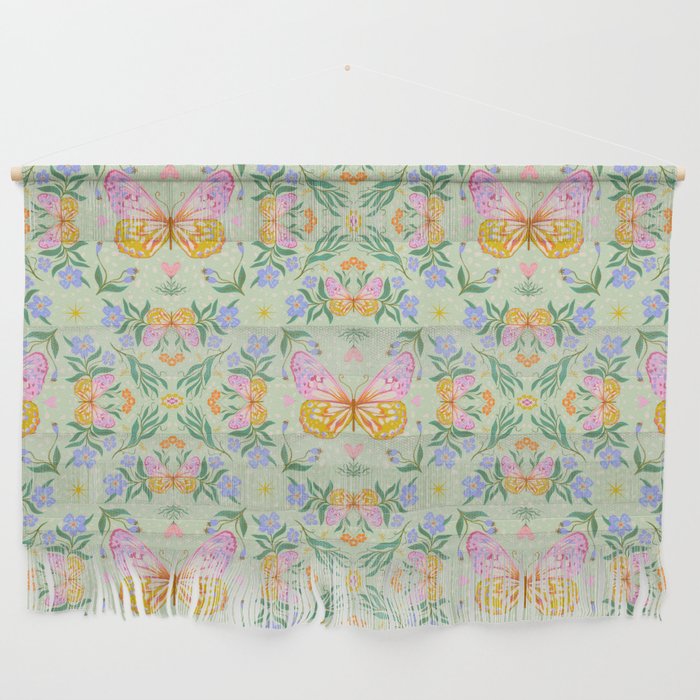 Magical butterflies garden Wall Hanging Gallery Image 1