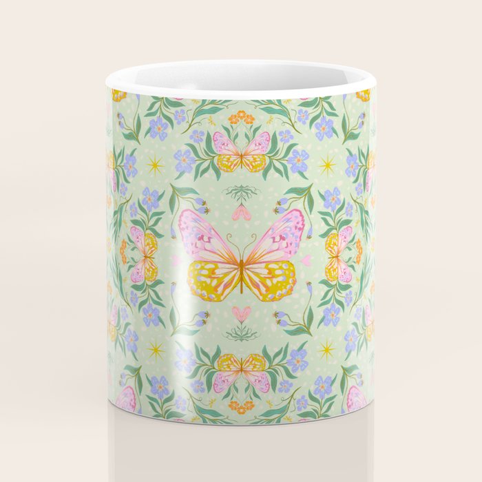 Magical butterflies garden Coffee Mug Gallery Image 4