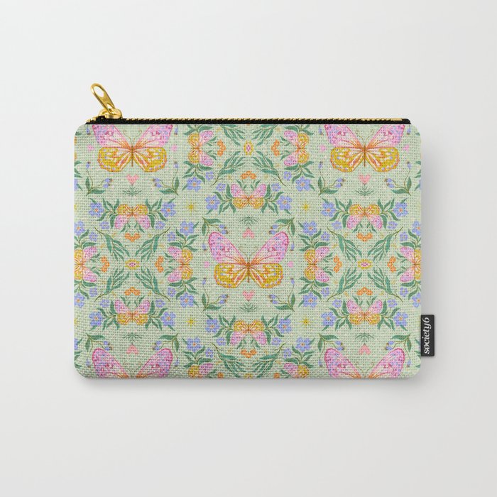 Magical butterflies garden Carry All Pouch Gallery Image 1