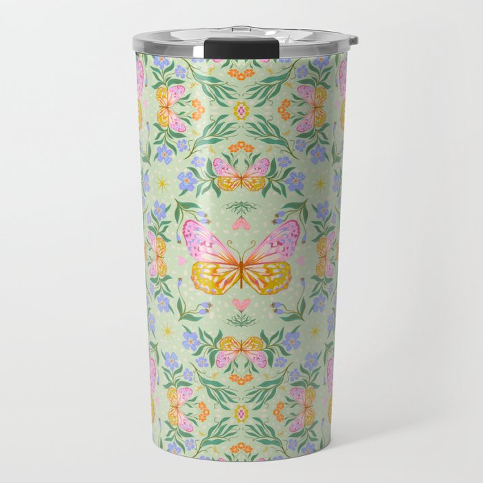 Magical butterflies garden Travel Mug Gallery Image 1