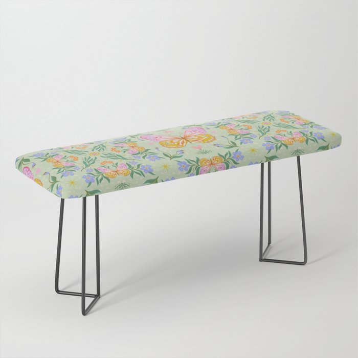 Magical butterflies garden Bench Gallery Image 1