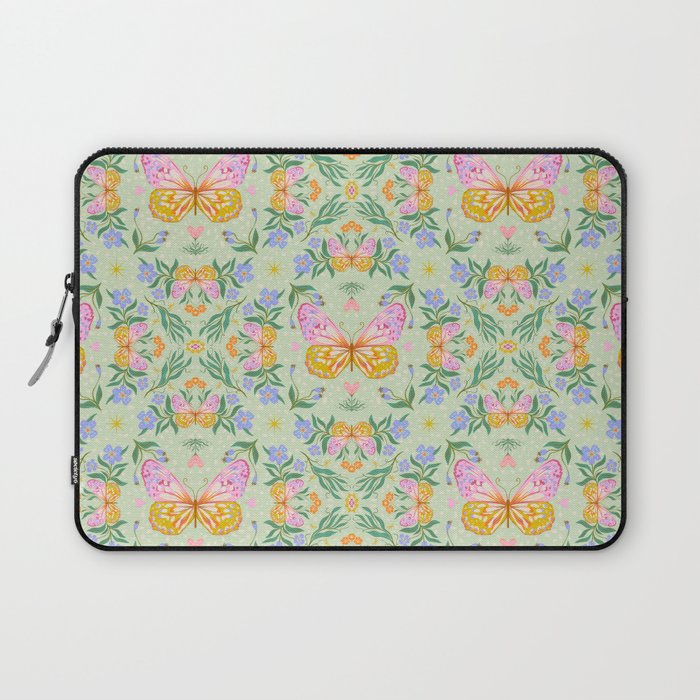 Magical butterflies garden Laptop Sleeve Gallery Image 1