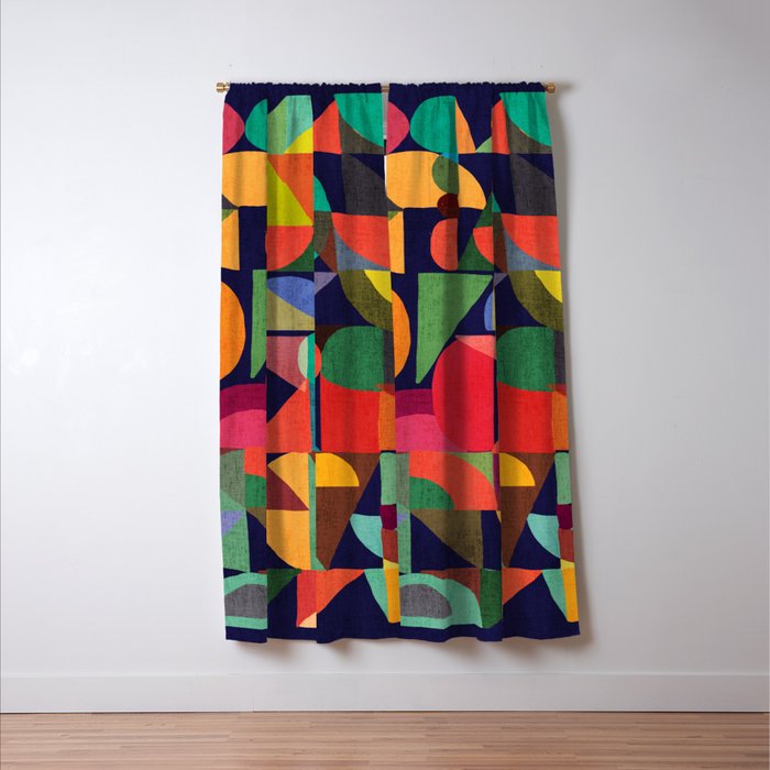 Color Blocks Window Curtain Gallery Image 3