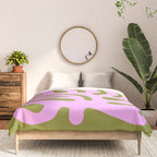 Wasabi & Lavender: Matisse Paper Cutouts 05 Comforter Gallery Image 3
