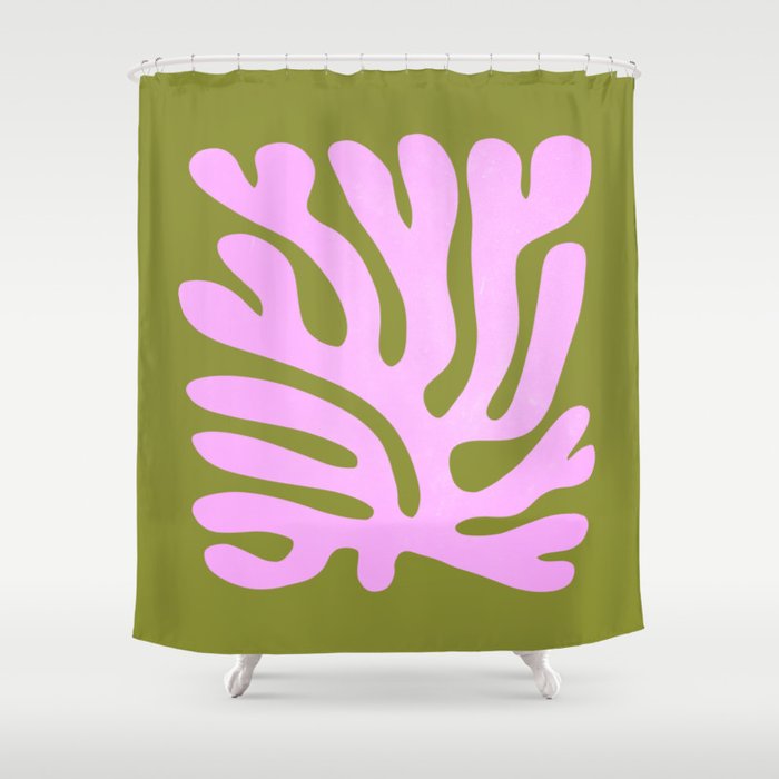 Wasabi & Lavender: Matisse Paper Cutouts 05 Shower Curtain Gallery Image 1