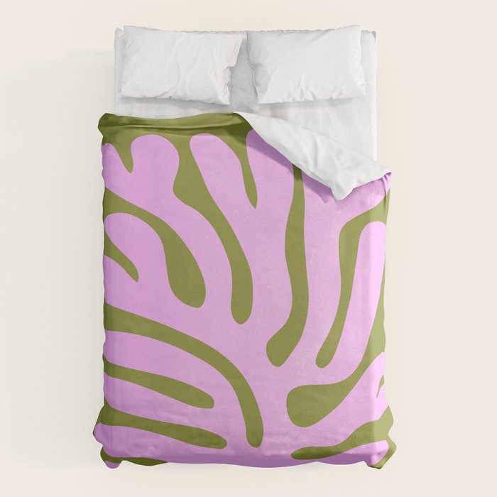 Wasabi & Lavender: Matisse Paper Cutouts 05 Duvet Cover Gallery Image 6