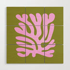 Wasabi & Lavender: Matisse Paper Cutouts 05 Wood Wall Art Gallery Image 1