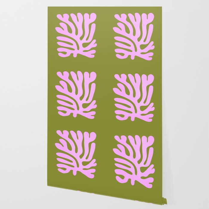 Wasabi & Lavender: Matisse Paper Cutouts 05 Wallpaper Gallery Image 2