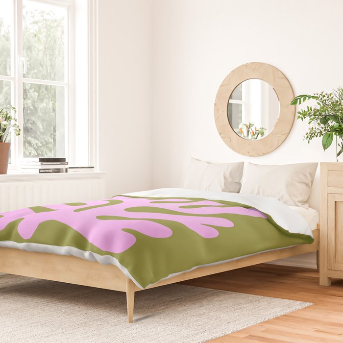 Wasabi & Lavender: Matisse Paper Cutouts 05 Duvet Cover Gallery Image 2