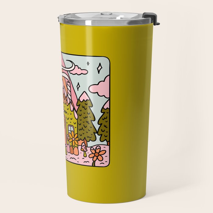 Virgo Gingerbread House Travel Mug Gallery Image 2