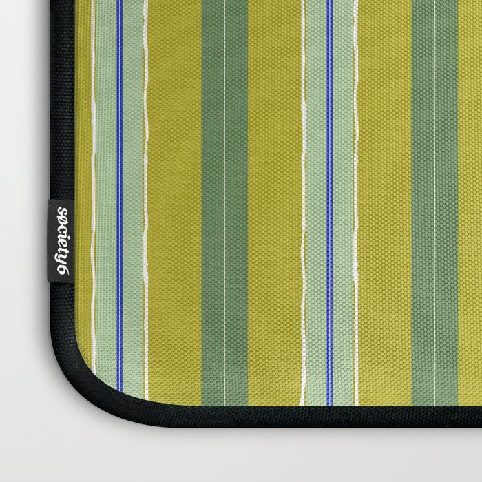 Electric Chartreuse Pistachio Sea Glass Laptop Sleeve Gallery Image 3