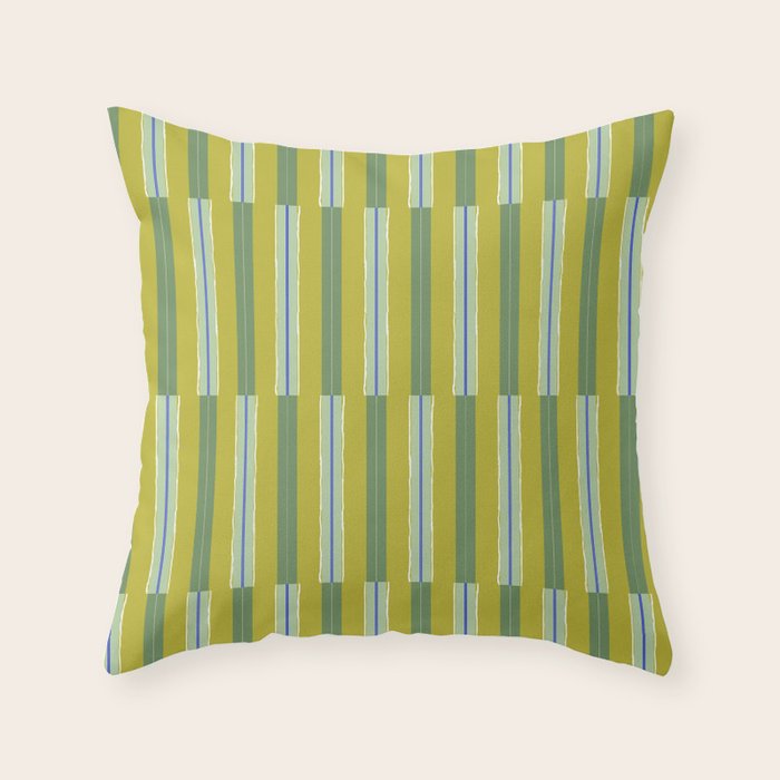 Electric Chartreuse Pistachio Sea Glass Throw Pillow Gallery Image 6