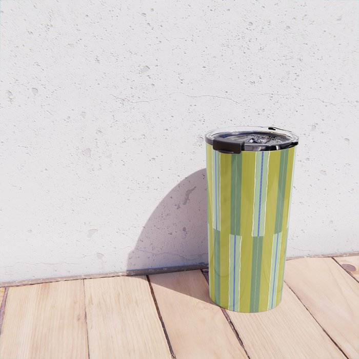 Electric Chartreuse Pistachio Sea Glass Travel Mug Gallery Image 4
