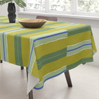 Electric Chartreuse Pistachio Sea Glass Tablecloth Gallery Image 3