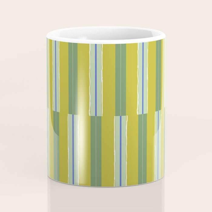Electric Chartreuse Pistachio Sea Glass Coffee Mug Gallery Image 4