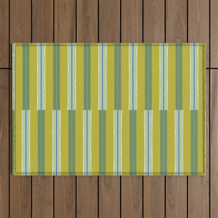 Electric Chartreuse Pistachio Sea Glass Outdoor Rug Gallery Image 1