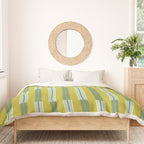 Electric Chartreuse Pistachio Sea Glass Duvet Cover Gallery Image 3